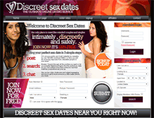 Tablet Screenshot of discreetsexdates.com